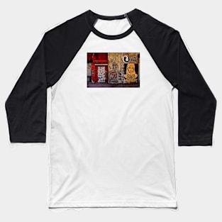 West Village Wall, New York City Baseball T-Shirt